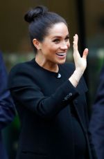 Pregnant MEGHAN MARKLE at Association of Commonwealth Universities at City in London 01/31/2019