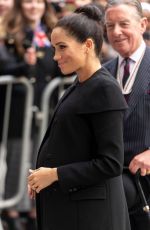 Pregnant MEGHAN MARKLE at Association of Commonwealth Universities at City in London 01/31/2019