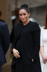 Pregnant MEGHAN MARKLE at Association of Commonwealth Universities at City in London 01/31/2019