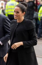 Pregnant MEGHAN MARKLE at Association of Commonwealth Universities at City in London 01/31/2019