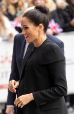 Pregnant MEGHAN MARKLE at Association of Commonwealth Universities at City in London 01/31/2019