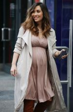 Pregnant MYLEENE KLASS Arrives at Global Radio Studios in London 02/22/2019