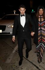 PRIYANKA CHOPRA and Nick Jonas Night Out in Los Angeles 01/31/2019