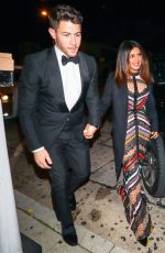 PRIYANKA CHOPRA and Nick Jonas Night Out in Los Angeles 01/31/2019