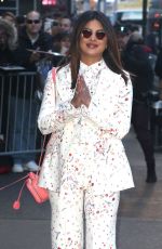 PRIYANKA CHOPRA arrives at Good Morning America in New York 02/06/2019