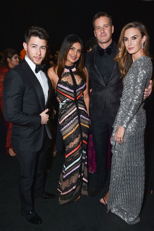 PRIYANKA CHOPRA, ELIZABETH CHAMBER, Armie Hammer and Nick Jonas at Learning Lab Ventures 2019 Gala 01/31/2019