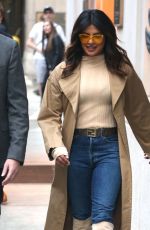 PRIYANKA CHOPRA Heading to Tonight Show Starring Jimmy Fallon in New York 02/05/2019