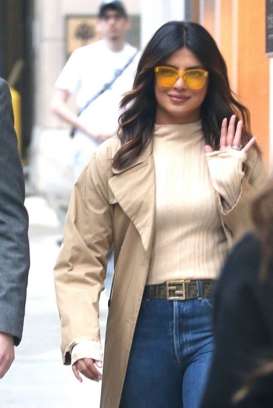 PRIYANKA CHOPRA Heading to Tonight Show Starring Jimmy Fallon in New York 02/05/2019
