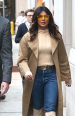 PRIYANKA CHOPRA Heading to Tonight Show Starring Jimmy Fallon in New York 02/05/2019