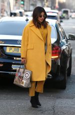 PRIYANKA CHOPRA Out and About in London 02/15/2019