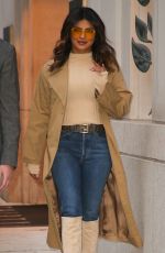 PRIYANKA CHOPRA Out in New York 02/05/2019