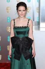 RACHEL BROSNAHAN at Bafta Awards 2019 in London 02/10/2019