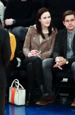 RACHEL BROSNAHAN at Celtics vs Knicks Game in New York 02/01/2019