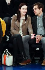 RACHEL BROSNAHAN at Celtics vs Knicks Game in New York 02/01/2019