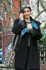 RACHEL WEISZ Out and About in London 02/11/2019