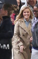 REESE WITHERSPOON on the Set of Her New Show in Los Angeles 02/14/2019