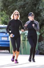 REESE WITHERSPOON Out Jogging in Los Angeles 02/12/2019