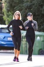 REESE WITHERSPOON Out Jogging in Los Angeles 02/12/2019