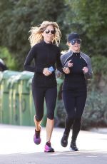 REESE WITHERSPOON Out Jogging in Los Angeles 02/12/2019