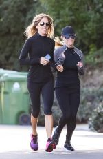 REESE WITHERSPOON Out Jogging in Los Angeles 02/12/2019