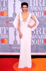 RENEE PUENTE at Brit Awards 2019 in London 02/20/2019