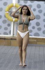 RHAINNE SAXBY in Bikini at a Pool in Spain 02/19/2019