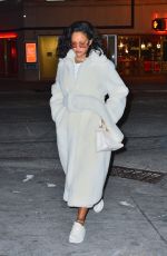 RIHANNA Night Out in New York 02/01/2019
