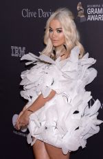 RITA ORA at Clive Davis Pre-grammy Gala in Los Angeles 02/09/2019