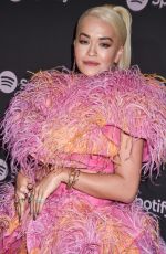 RITA ORA at Spotify Best New Artist 2019 in Los Angeles 02/07/2019