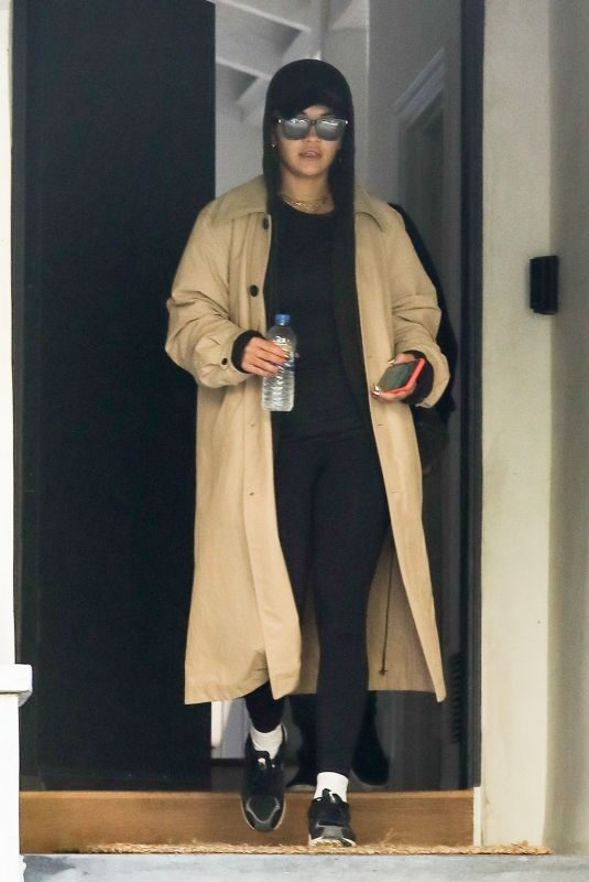 RITA ORA Leaves a Gym in New York 02/04/2019