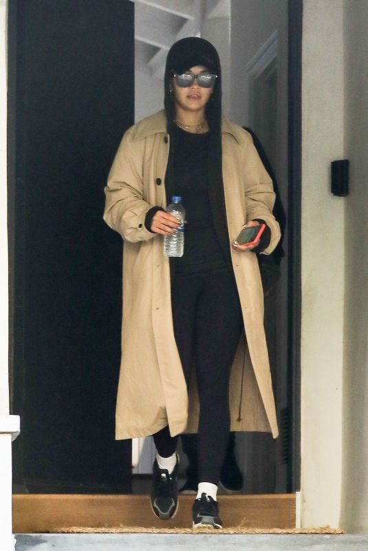 RITA ORA Leaves a Gym in New York 02/04/2019