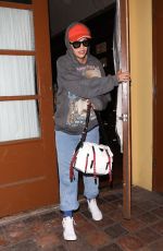 RITA ORA Leaves Ago Restaurant in West Hollywood 02/25/2019