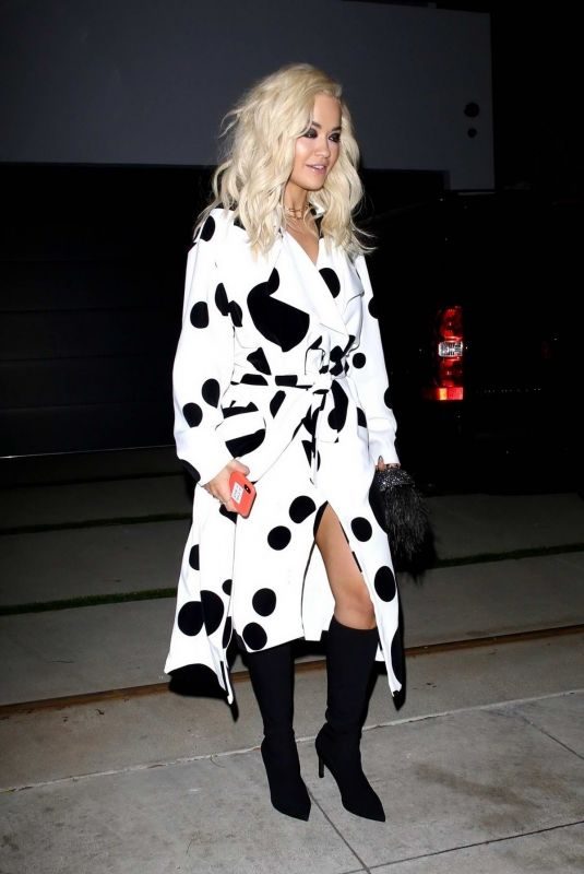 RITA ORA Leaves Vanity Fair Party in Los Angeles 02/19/2019