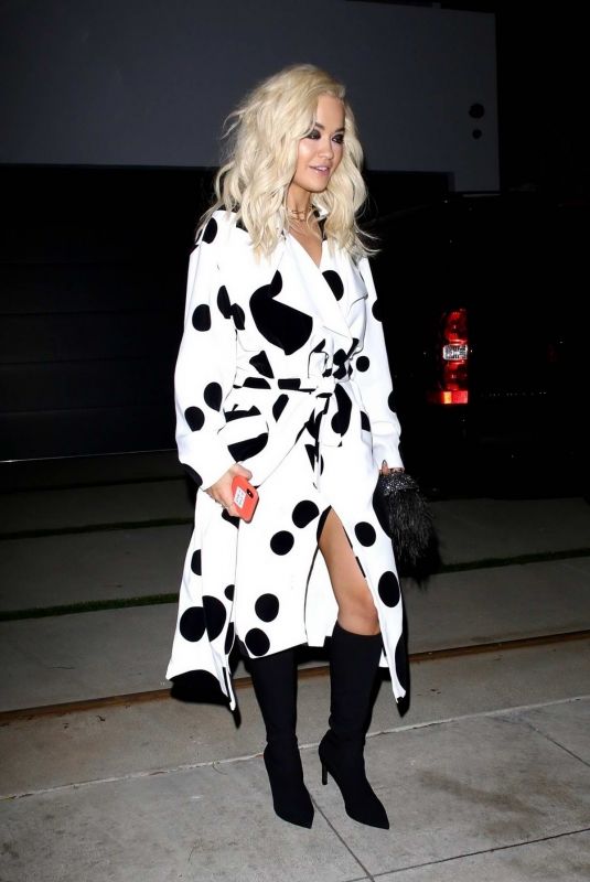 RITA ORA Leaves Vanity Fair Party in Los Angeles 02/19/2019