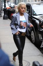 RITA ORA Out and About in New York 02/13/2019