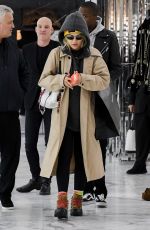 RITA ORA Shopping at Saint Laurent on Rodeo Drive in Beverly Hills 02/15/2019