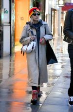 RITA ORA Shopping at Saint Laurent on Rodeo Drive in Beverly Hills 02/15/2019