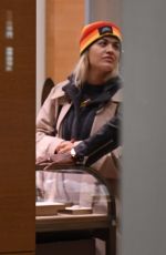 RITA ORA Shopping at Saint Laurent on Rodeo Drive in Beverly Hills 02/15/2019