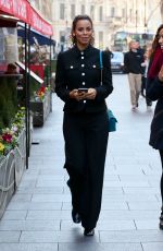 ROCHELLE HUMES Out and About in London 02/15/2019