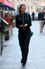 ROCHELLE HUMES Out and About in London 02/15/2019