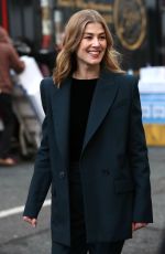 ROSAMUND PIKE Out and About in London 01/31/2019