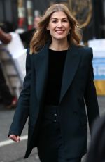 ROSAMUND PIKE Out and About in London 01/31/2019