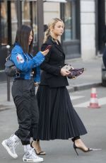 ROSE BERTRAM Leaves Her Hotel in Paris 02/26/2019