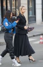 ROSE BERTRAM Leaves Her Hotel in Paris 02/26/2019
