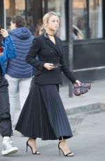 ROSE BERTRAM Leaves Her Hotel in Paris 02/26/2019