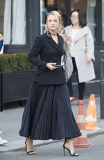 ROSE BERTRAM Leaves Her Hotel in Paris 02/26/2019