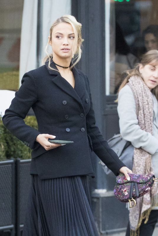 ROSE BERTRAM Leaves Her Hotel in Paris 02/26/2019