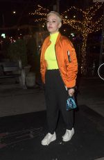 ROSE MCGOWAN Arrives at Bowery Hotel in Beverly Hills 02/05/2019