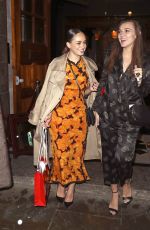ROSE WILLIAMS and SYNNOVE KARLSEN Leaves Vanity Fair EE Rising Star Party in London 31.01.2019