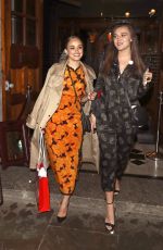 ROSE WILLIAMS and SYNNOVE KARLSEN Leaves Vanity Fair EE Rising Star Party in London 31.01.2019